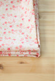 Fiona Flower Pink Floral Patterned Lawn Fabric made in Korea by the Half Yard