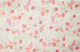 Fiona Flower Pink Floral Patterned Lawn Fabric made in Korea by the Half Yard