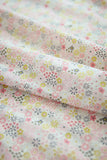 Spring Flowers Pink Floral Patterned Lawn Fabric made in Korea by the Half Yard