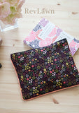 Spring Flowers Night Floral Patterned Lawn Fabric made in Korea by the Half Yard