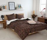 Spring Flowers Night Floral Patterned Lawn Fabric made in Korea by the Half Yard