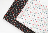 Petite Floral Tulip Patterned Fabric Cotton made in Korea by the Half Yard