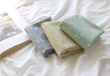 Bright Flower Pastel Petal Patterned Fabric Cotton made in Korea by the Half Yard