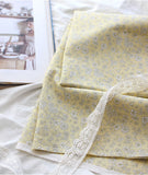 Bright Flower Pastel Petal Patterned Fabric Cotton made in Korea by the Half Yard