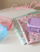 玩具迷你甜心泰迪兔鴨圖案布料韓國製造半碼