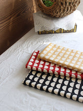 韓國半碼製造的簡單波浪圖案布料