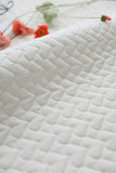Natural Muslin Cotton 20s Heart Quilted Fabric made in Korea by the Yard 36" x 55" or 90 x 140cm