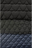 High Quality Polyester Padding Round Cloud Heart Quilted Fabric made in Korea by the Yard 36" x 53" or 90 x 137cm
