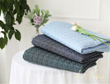 Denim Heart Patterned Quilted Cotton Blue Color Fabric made in Korea by the Half Yard 18" x 59" or 45 x 150cm