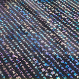 Korean Traditional Hangul 'Hunminjeongeum' Foil Finishing Patterned Cotton Fabric made in Korea by the Half Yard