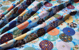 Korean Traditional Patterned Umbrella Cotton Fabric made in Korea by the Half Yard