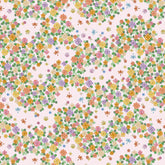 Korean Traditional Style Knot Flower Garden Pink Patterned Cotton Fabric made in Korea by the Half Yard