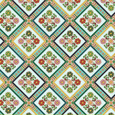 韓國傳統六角形螺鑿 Jagae 圖案棉織品韓國製造半碼