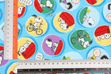 スヌーピーキャラクター生地(日本製、半ヤード単位)