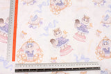 草莓熊兔圖案 40 年代韓國原廠製造面料 36 英寸 x 58 英寸或 90 x 145 厘米