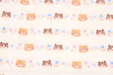 草莓熊兔圖案 40 年代韓國原廠製造面料 36 英寸 x 58 英寸或 90 x 145 厘米