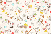 Snoopy Charly Brown Picnic Character Fabric printed in Japan by the Half Yard