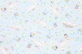 Sanrio Cinnamoroll Flower Oxford Fabric printed in Japan by the Half Yard