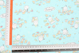Sanrio Pochacco Picnic Oxford Fabric printed in Japan by the Half Yard