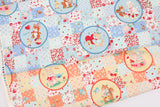 SHOWA Retro Animals Atsuko Matsuyama 30's Collection Pattern Fabric Japanese Fabric by the Half Yard