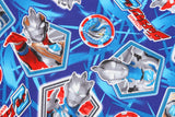 Japanese Animation Ultraman Oxford Fabric made in Japan