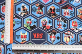 Japanese Animation Kamen Rider Hexagon Oxford Fabric made in Japan
