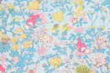 Liberty Tana Lawn Sanrio My Melody Party Kuromi Piano Fabric printed in Japan FQ 45cm by 53cm or 18" by 21"
