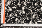 Snoopy Peanuts Monochrome Tone Oxford Fabric printed in Japan by the Half Yard