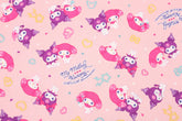 My Melody & Kuromi 50th Anniversary Oxford Licensed Fabric printed in Japan by the Half Yard