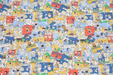 Liberty Tana Lawn Snoopy Peanuts Comic Strip Cosmos Fabric printed in Japan FQ 45cm by 53cm or 18" by 21"