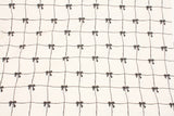 Check Grid on Ribbon Patterned Fabric Cotton made in Korea by the Half Yard