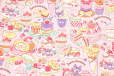 Sanrio Characters Sweet Theme Cafe Licensed Fabric printed in Japan by the Half Yard