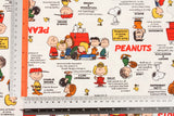 Snoopy Peanuts 75th Anniversary Snoopy Classic Oxford Fabric printed in Japan by the Half Yard