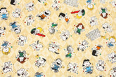 Snoopy Peanuts 75th Anniversary Happiness Oxford Fabric printed in Japan by the Half Yard