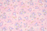 Kuromi 20th Anniversary Design Kuromi Sparkle Oxford Licensed Fabric printed in Japan by the Half Yard