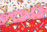 Sanrio Hello Kitty Music Retro Player Oxford Licensed Fabric printed in Japan by the Half Yard