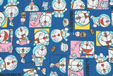 I am Doraemon Cartoon Cut Oxford Licensed Fabric printed in Japan by the Half Yard