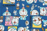 I am Doraemon Cartoon Cut Oxford Licensed Fabric printed in Japan by the Half Yard