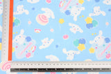 Sanrio Cinnamoroll Cute Blue Oxford Licensed Fabric printed in Japan by the Half Yard