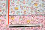Sanrio Characters Dance Party Oxford Licensed Fabric printed in Japan by the Half Yard