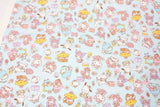 Sanrio Characters Dance Party Oxford Licensed Fabric printed in Japan by the Half Yard