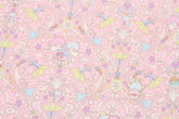 Liberty Tana Lawn 三麗鷗 Hello Kitty 花朵布料日本印花 FQ 45 公分 x 53 公分或 18 英寸 x 21 英寸