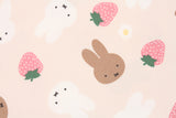 Miffy Strawberry Oxford Licensed Fabric printed in Japan by the Half Yard