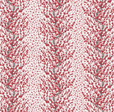 Korean Traditional Red Plum Blossom Patterned Cotton Fabric made in Korea by the Half Yard