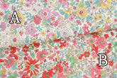 Liberty Tana Lawn 三麗鷗 Hello Kitty 花朵布料日本印花 FQ 45 公分 x 53 公分或 18 英寸 x 21 英寸