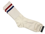 3 Pairs of Stripe Patterned Half-Crew Socks Men's Sock