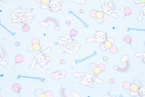 Sanrio Cinnamoroll Balloon Oxford Licensed Fabric printed in Japan by the Half Yard