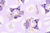 My Melody Kuromi Frill Lace Oxford Licensed Fabric printed in Japan by the Half Yard