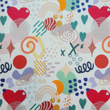 櫻桃狗小狗圖案 40 年代面料韓國原廠製造 36 英寸 x 58 英寸或 90 x 145 厘米