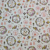 櫻桃狗小狗圖案 40 年代面料韓國原廠製造 36 英寸 x 58 英寸或 90 x 145 厘米